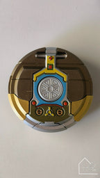 Gold fidget spinner robot toy – transforms between spinner and robot