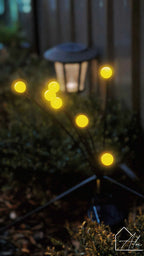 Solar firefly lights outdoor – solar powered no wiring needed