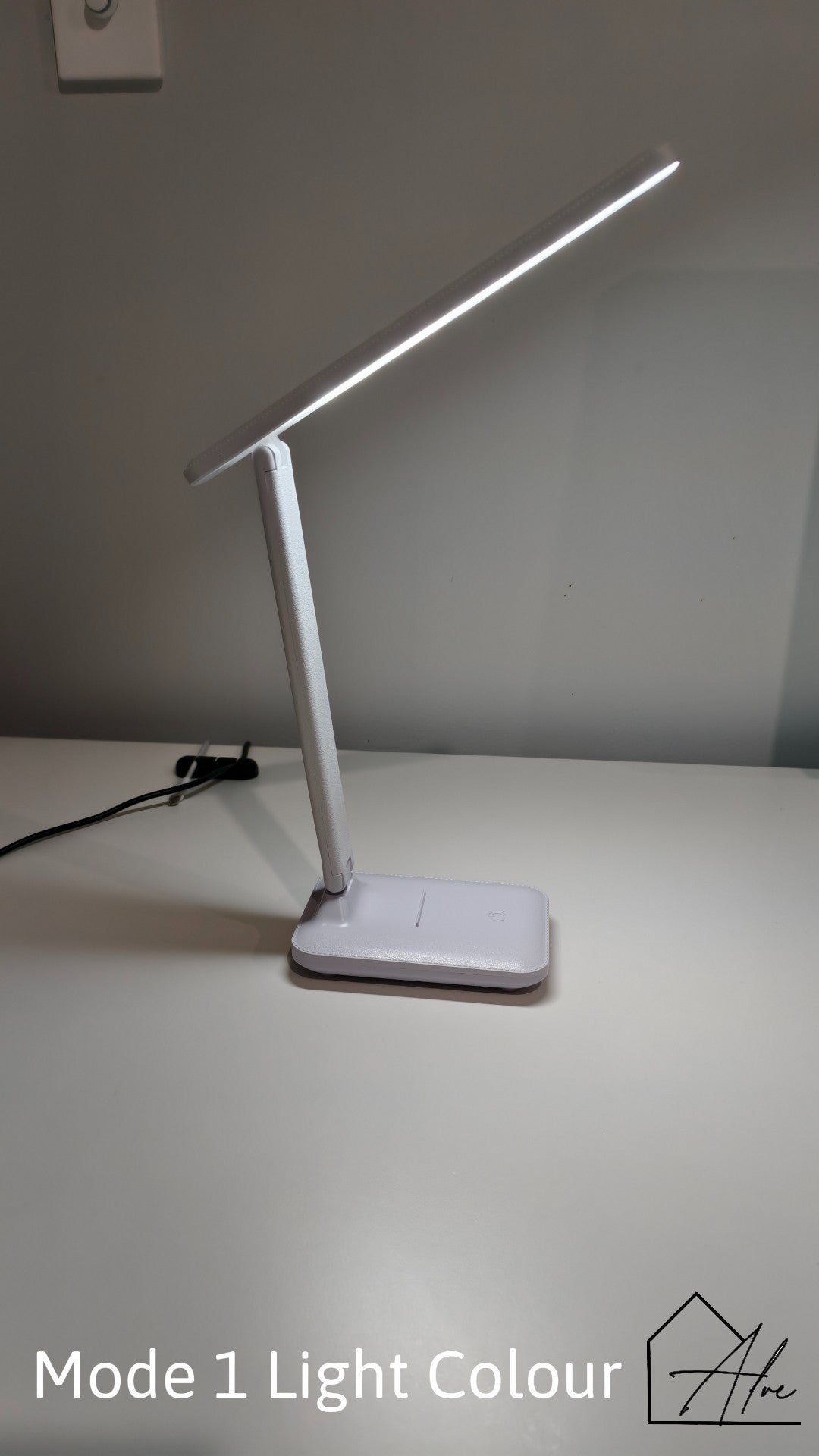 Rechargeable touch desk lamp – compact and portable