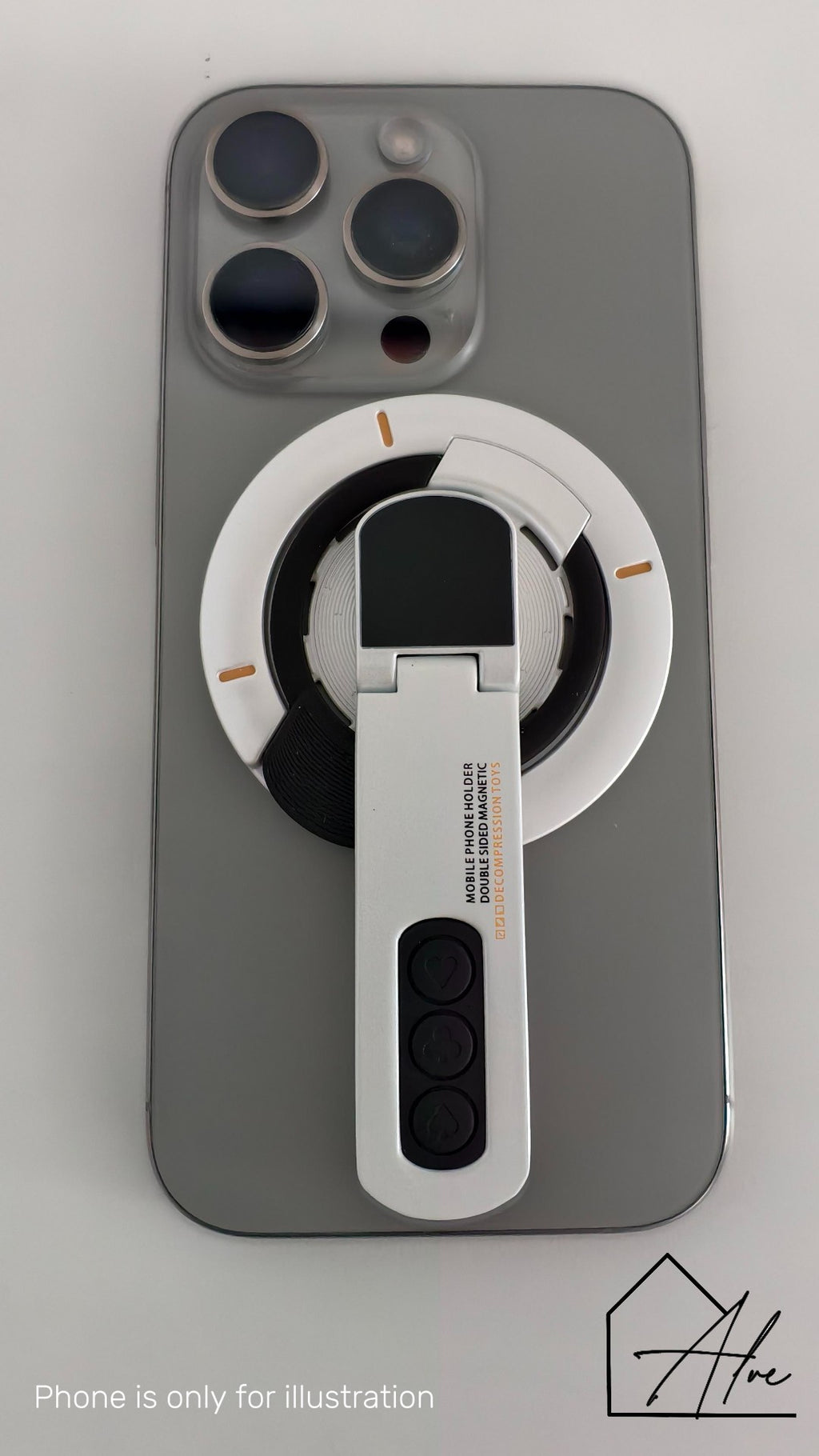 MagSafe magnetic phone holder – white and black options available