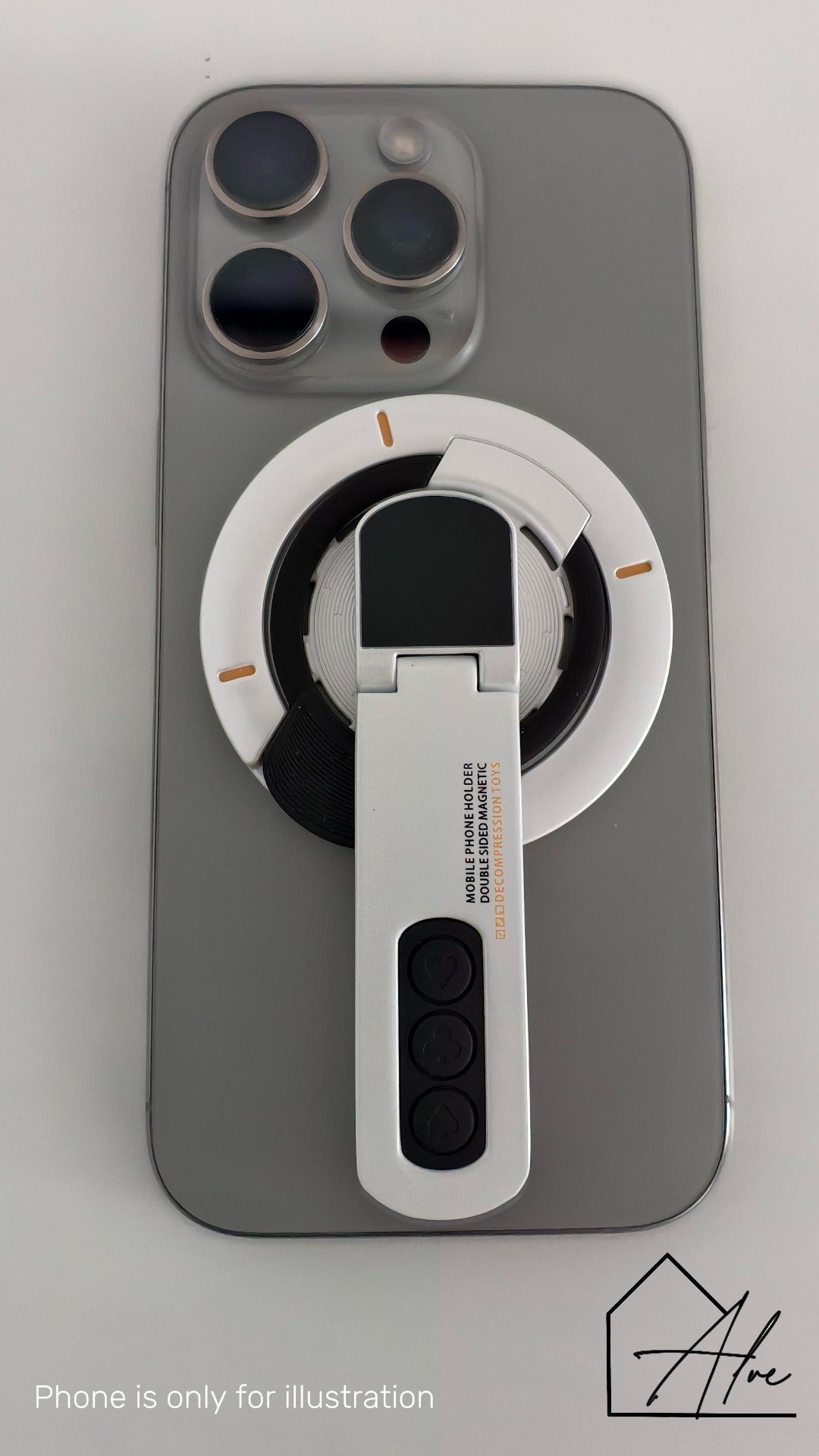 MagSafe magnetic phone holder – white and black options available