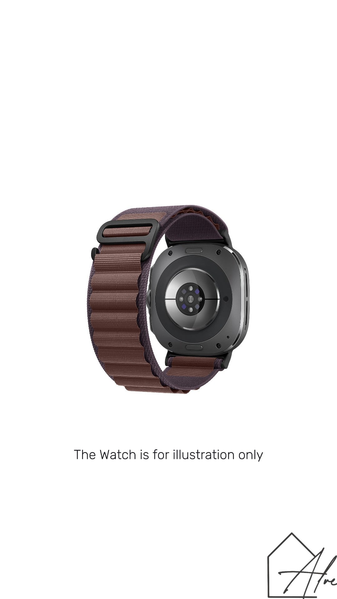 Indigo nylon band for Samsung Ultra Watch – secure adjustable clasp