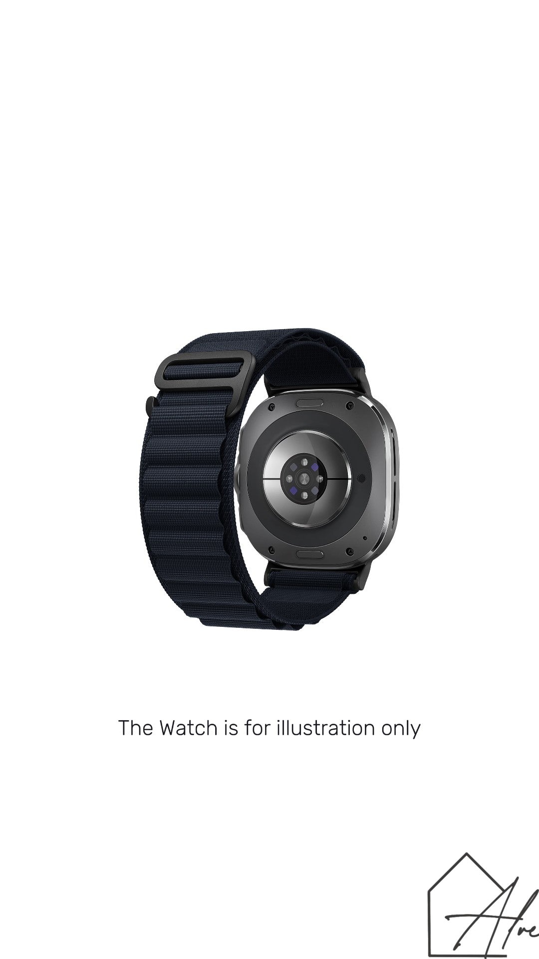 Midnight blue nylon Samsung watch band – 47mm compatible