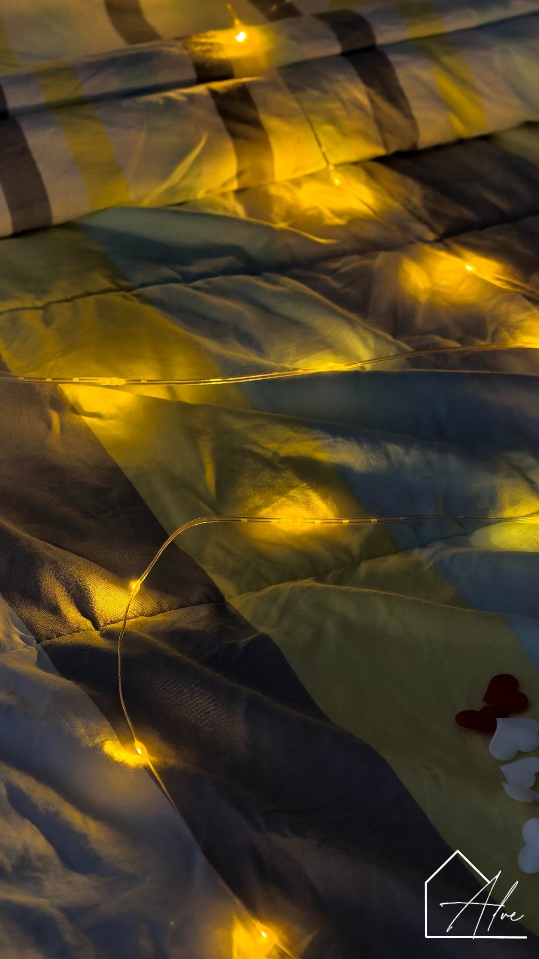 USB-C rechargeable LED string light – warm white glow