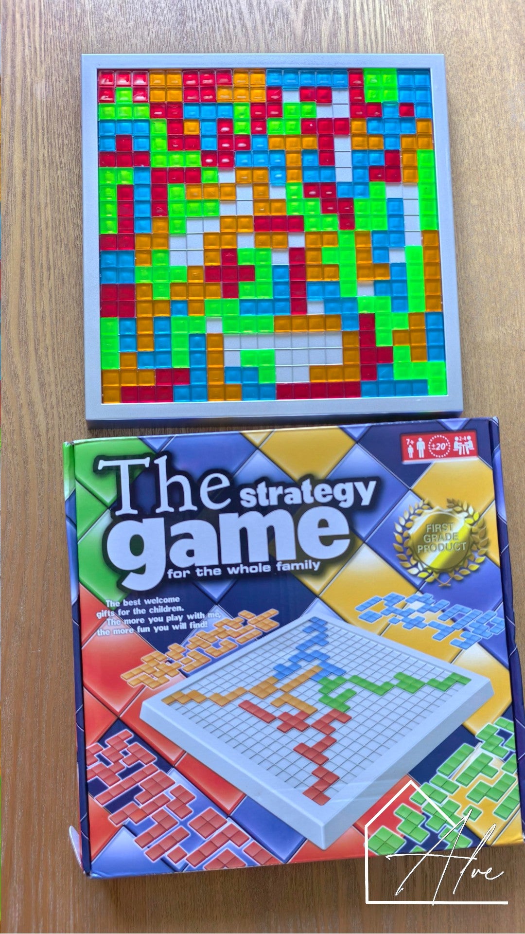 Tetris-Style Strategy Board Game for Kids and Families Ages 7+ – 4 Player