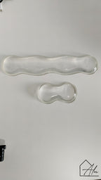 Transparent silicone mouse wrist rest pad – reduces wrist strain