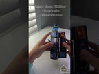 Space puzzle cube hands-on demo showing the cube from different angles