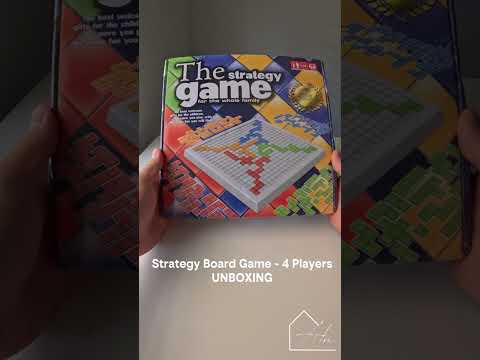 Strategy Board Game - Unboxing - 4 Player
