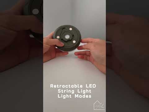 Retractable LED String Light