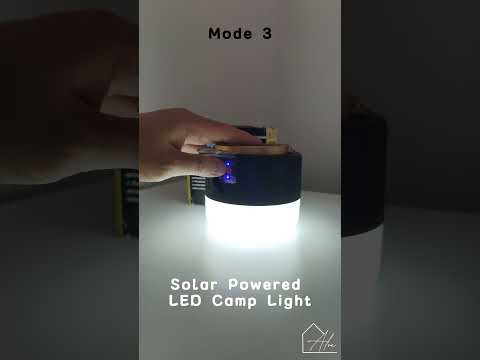 Solar LED light - 3 different modes for usage