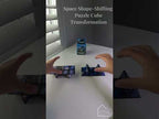 Space puzzle cube folding and shifting between multiple shapes
