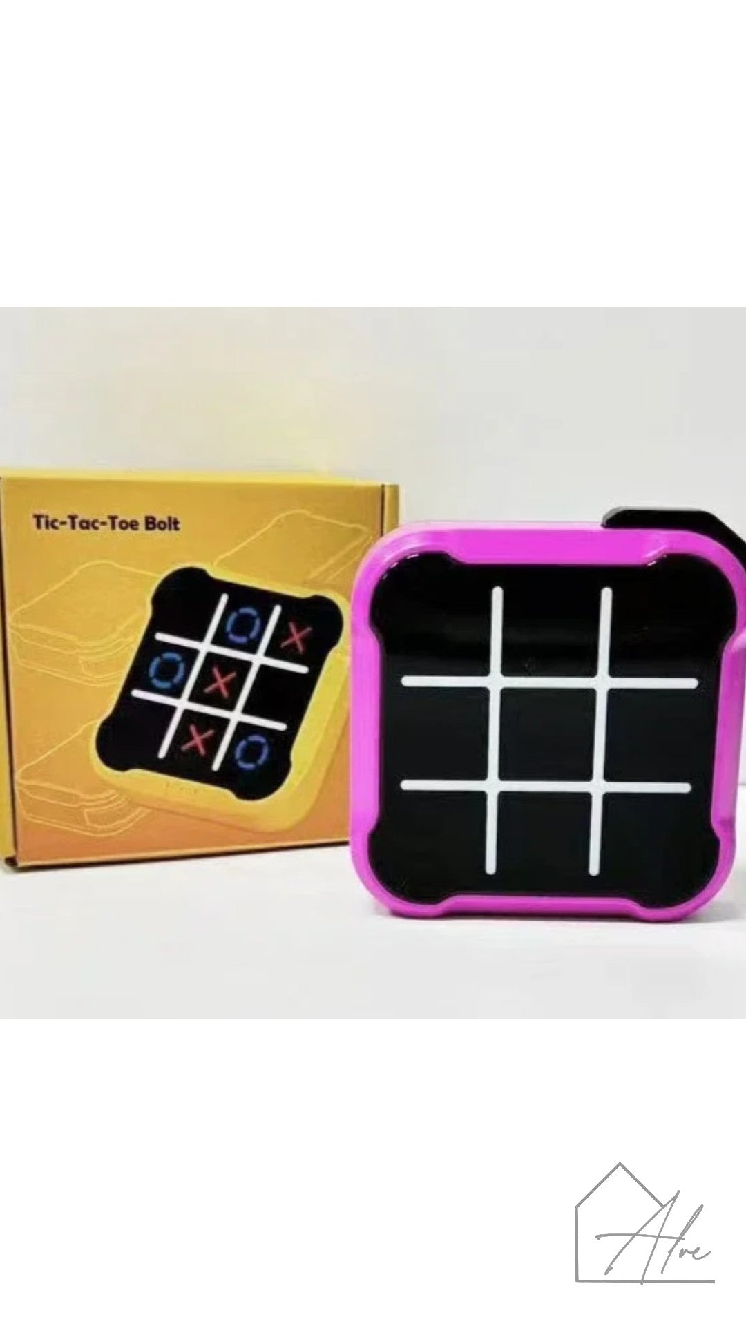 Purple Electronic Tic-Tac-Toe brain game – kids learning toy